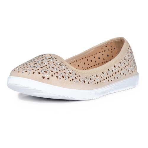 Балетки женские T.Taccardi ZS188-1K бежевые 39 RU в Belwest