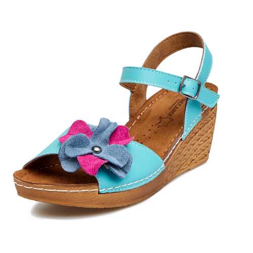 Босоножки женские T.Taccardi 710017666 бирюзовые 40 RU в Belwest