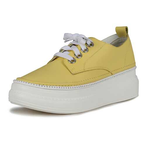 Кеды женские Alessio Nesca K0611LC-1C желтые 35 RU в Belwest