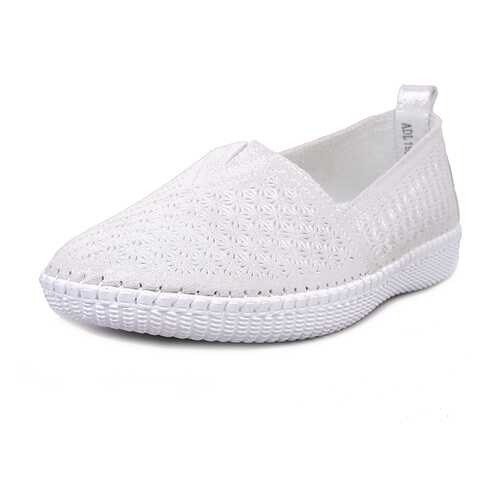 Слипоны женские Alessio Nesca Comfort ADL19S-19 белые 37 RU в Belwest