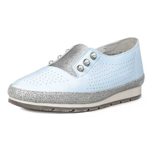 Слипоны женские Alessio Nesca K0636LC-3B голубые 36 RU в Belwest