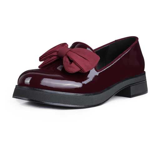 Лоферы женские T.Taccardi K0062LC-1A бордовые 40 RU в Belwest
