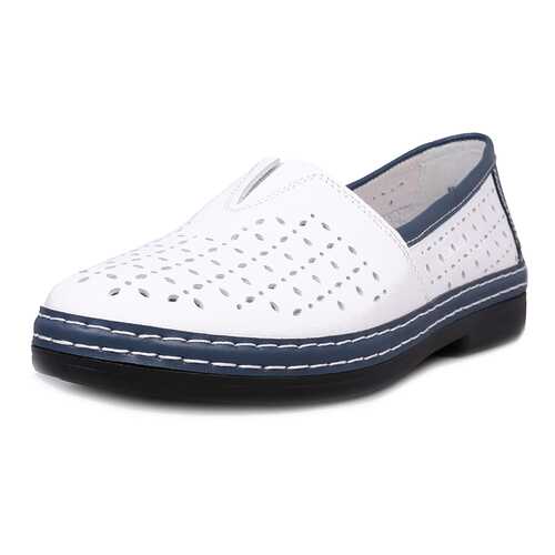 Мокасины женские Alessio Nesca b3106010 белые/синие 36 RU в Belwest