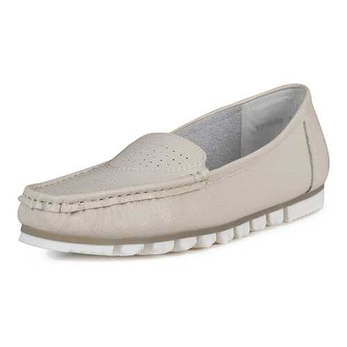 Мокасины женские Alessio Nesca K0639LC-1A бежевые 38 RU в Belwest