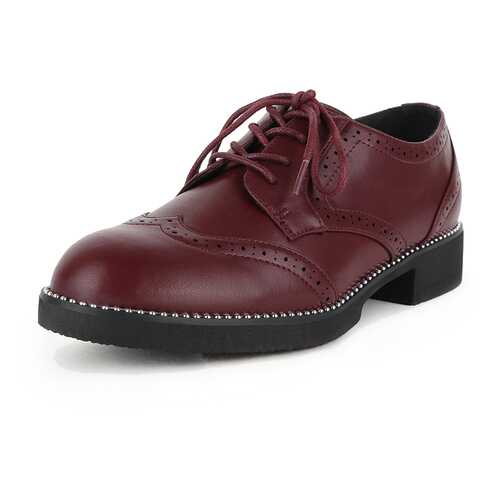 Полуботинки женские T.Taccardi K0567LC-2B бордовые 38 RU в Belwest