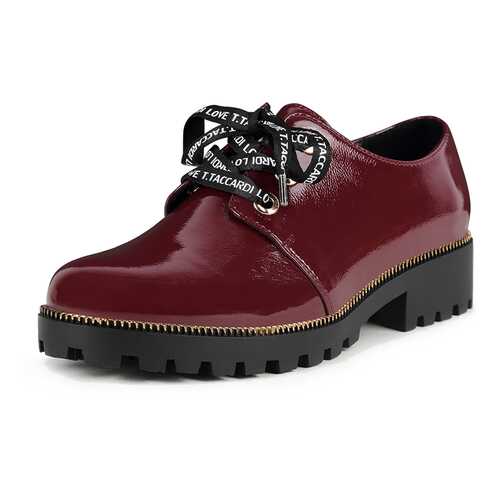 Полуботинки женские T.Taccardi K0706LC-1A бордовые 38 RU в Belwest