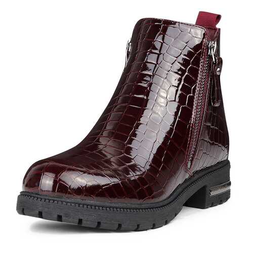 Полусапоги женские T.Taccardi K0392-1A бордовые 40 RU в Belwest