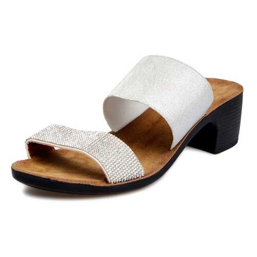 Сабо женские T.Taccardi Z-315622A серебристые 40 RU в Belwest