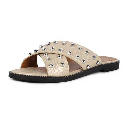 Шлепанцы женские T.Taccardi MT20S-160C золотистые 38 RU в Belwest
