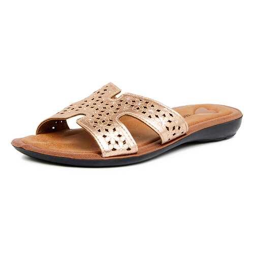 Шлепанцы женские T.Taccardi Z-307033-4 золотистые 41 RU в Belwest